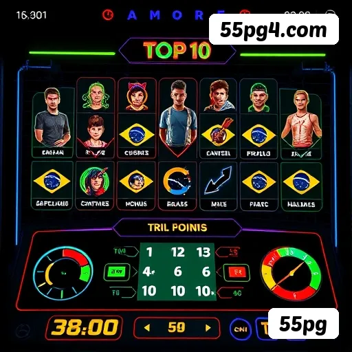 Chuva de bônus 55pg nos caça-níqueis